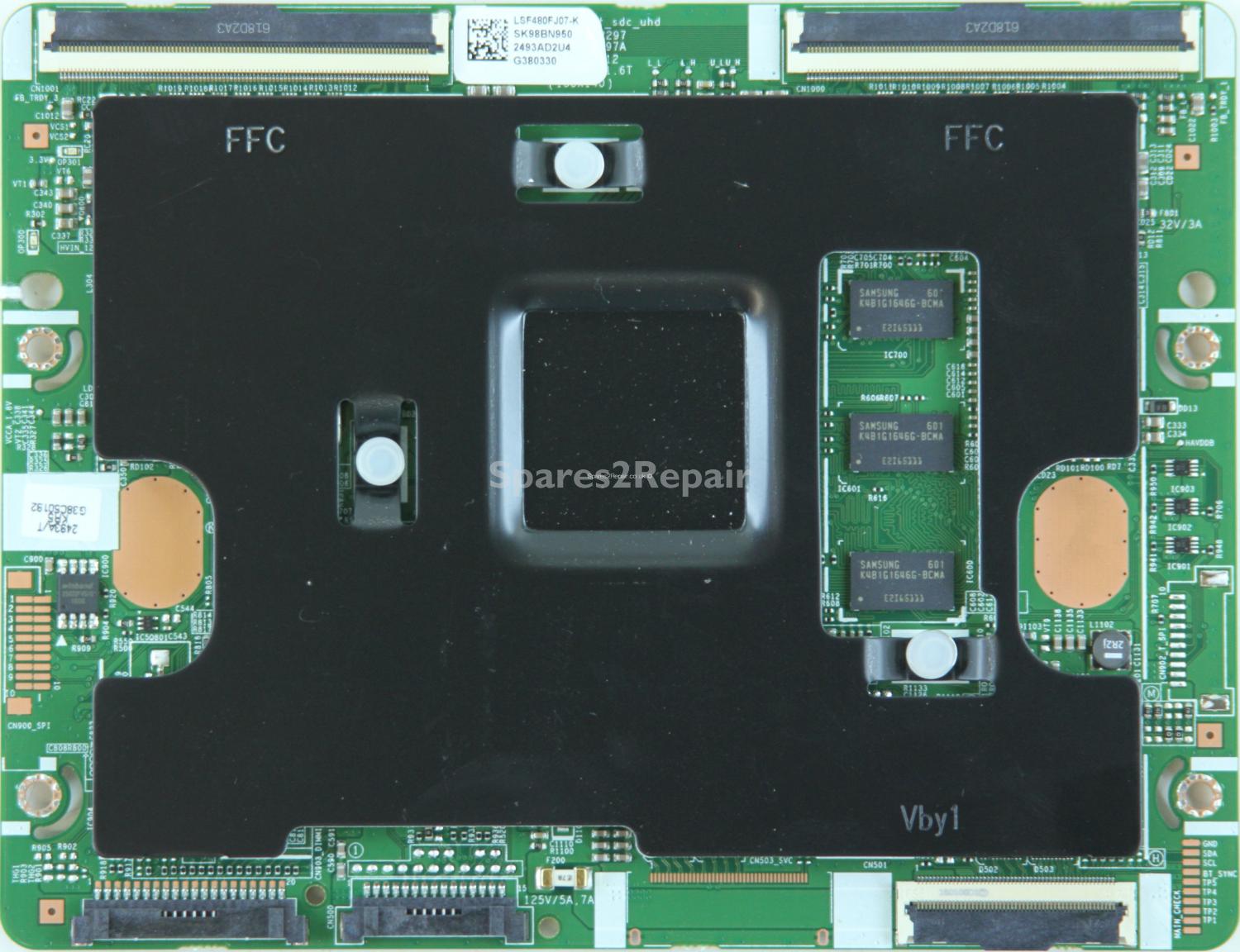 Samsung UE48JS8500T - T-Con - BN95-02493A - BN41-02297A - LSF480FJ07-K - 2015_hawk_uft_sdc_uhd