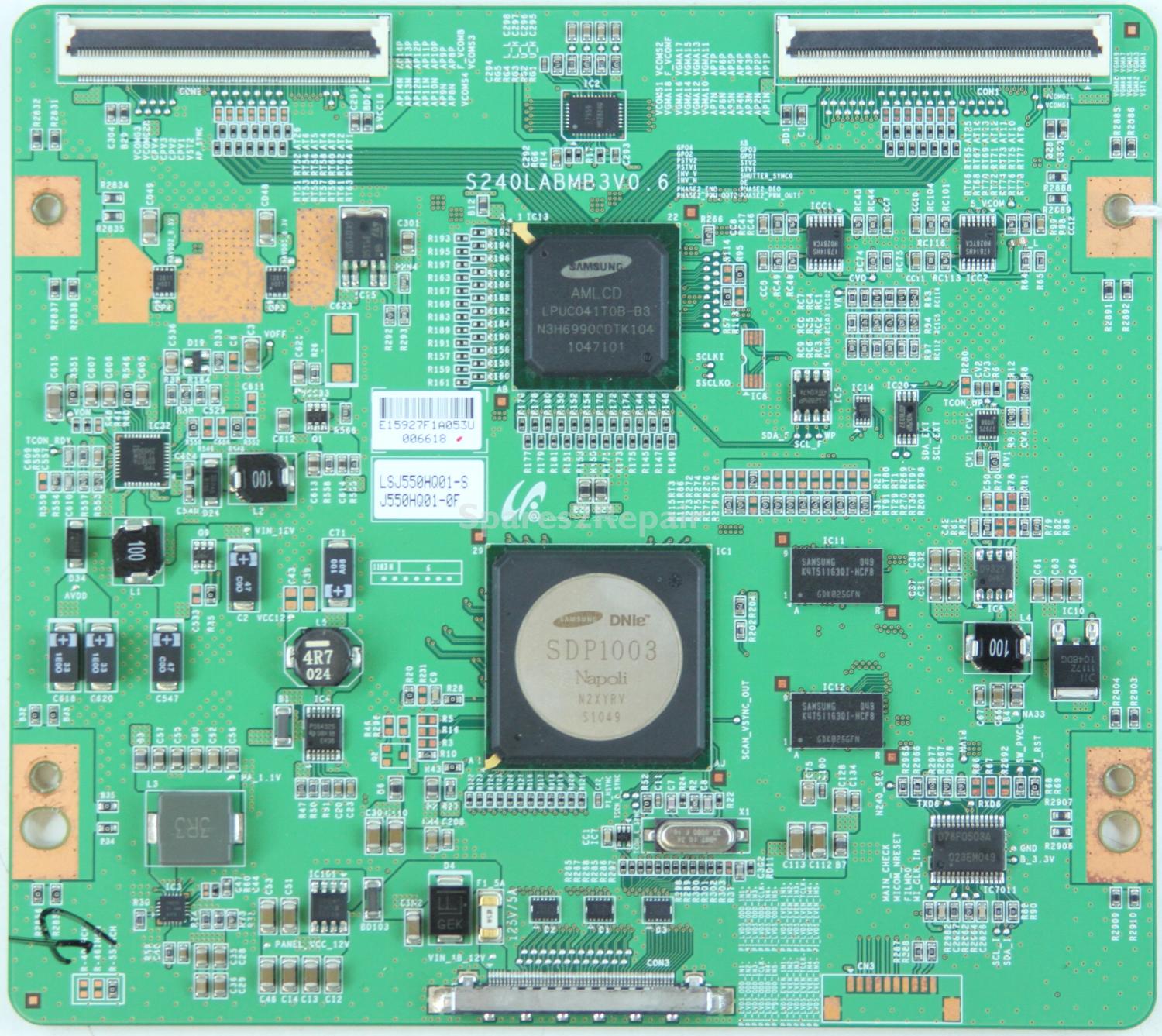 Samsung UE55D7000LM - T-Con - LJ94-15927F - S240LABMB3V0.6 - LSJ550HQ01-S