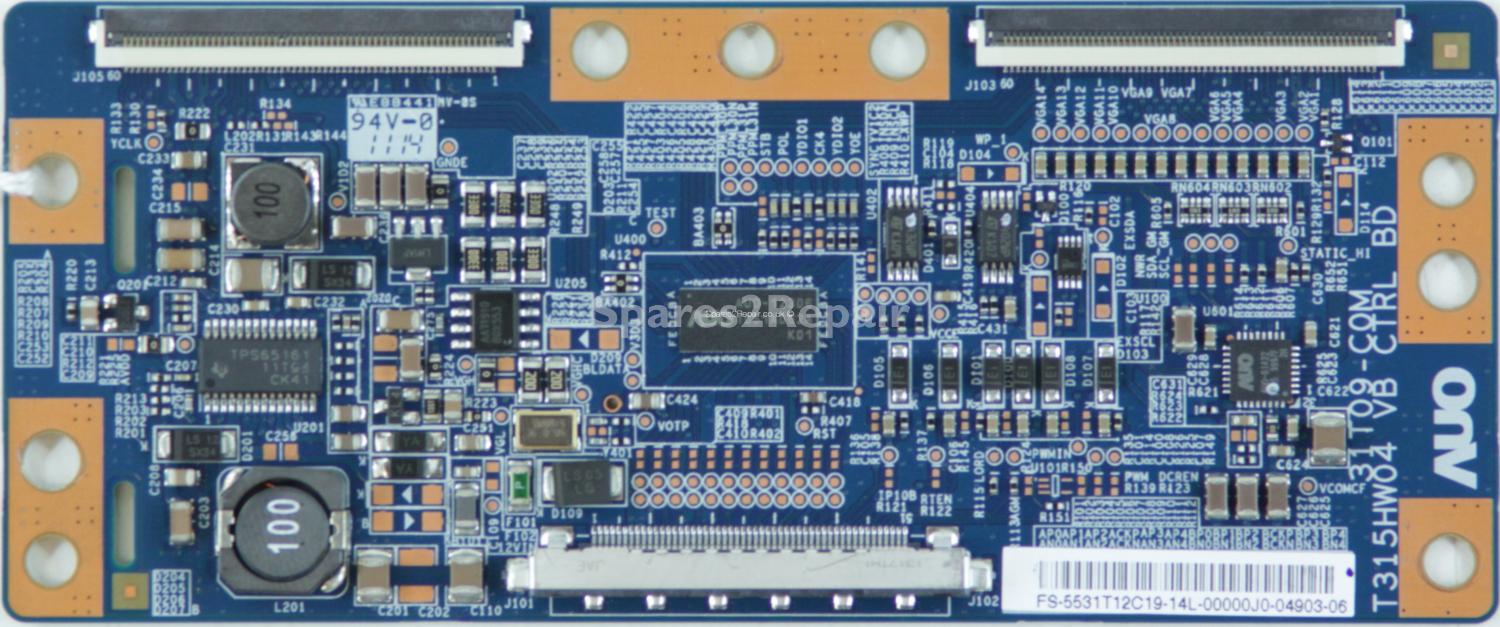 Samsung UE32D5520 - T-Con - 55.31T12.C19 - 31T09-C0M - T315HW04 VB CTRL BD
