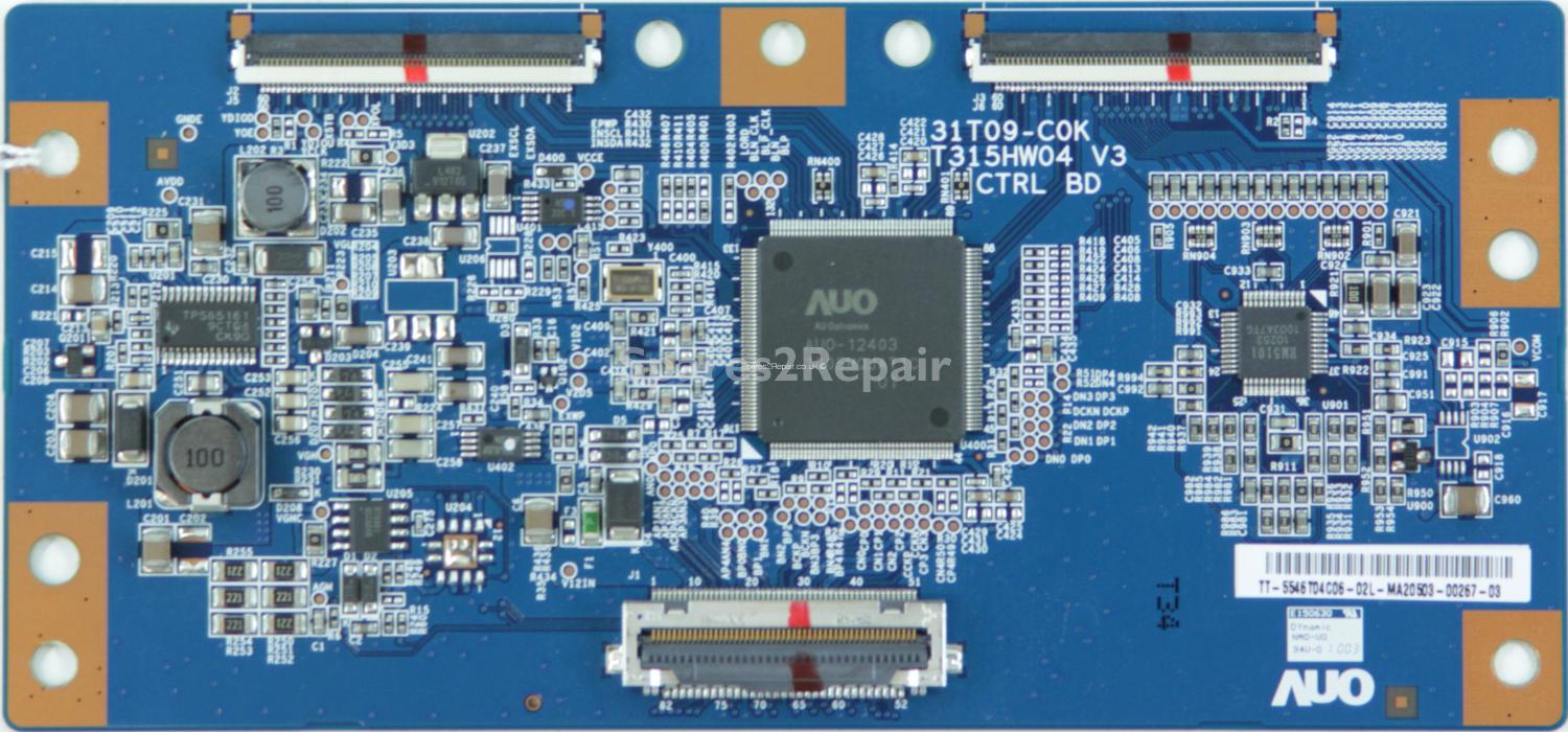 Samsung UE46C6000 - T-Con - 55.46T04.C06 - 31T09-C0K - T315HW04 VE CTRL BD
