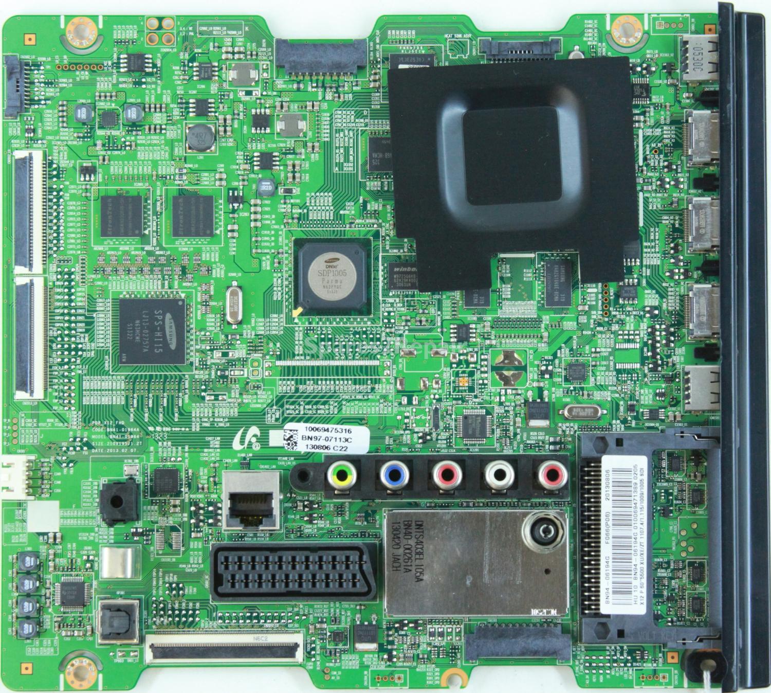 Samsung PS60F5500AK - Main AV - BN97-07113C - BN94-06194G - BN41-01964A - PDP_X12_FHD