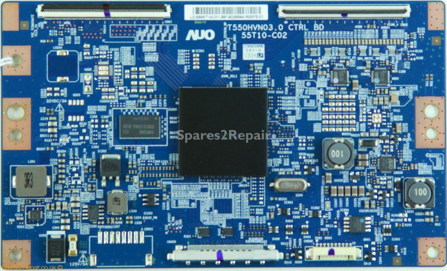 Samsung UN55FH6003F - T-Con - 55.55T14.C01 - 55T10-C02 - T550HVN03.0 CTRL BD