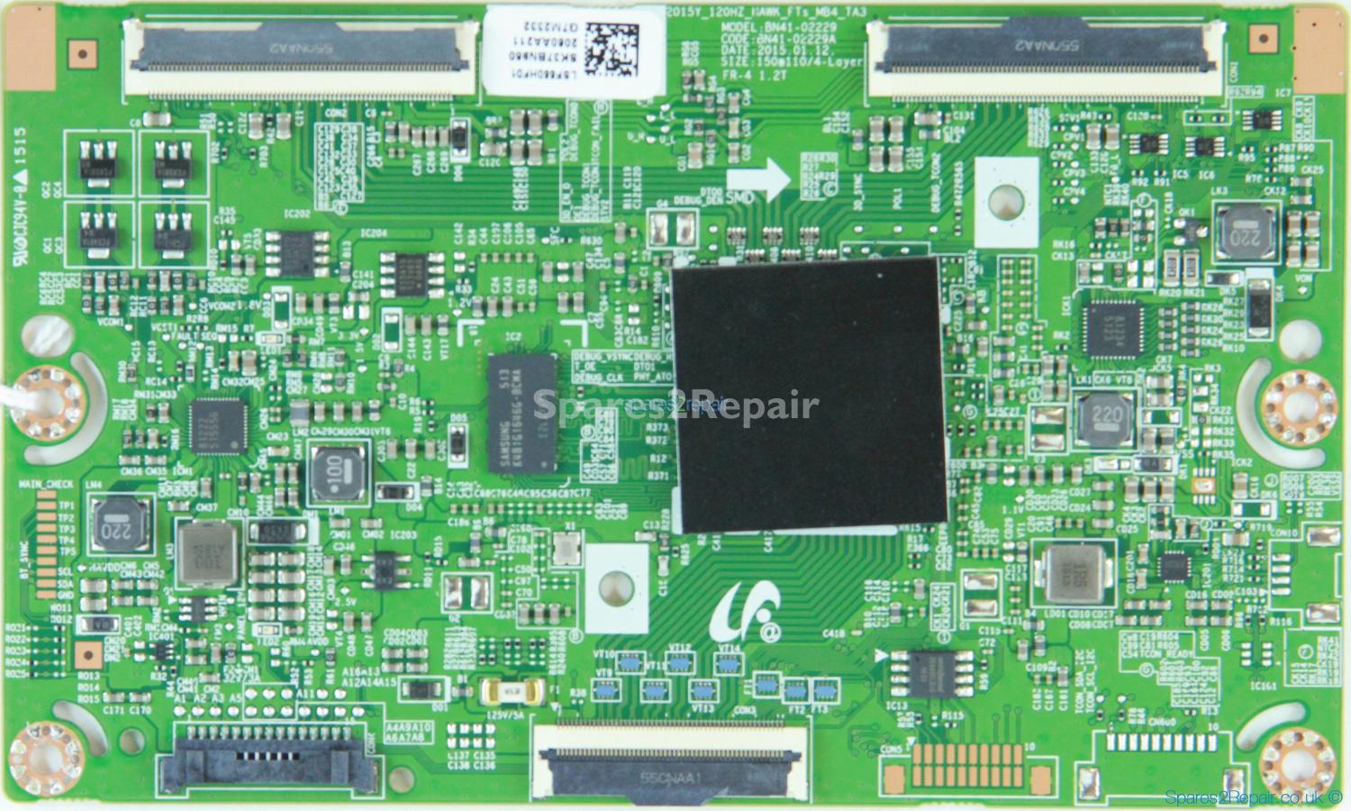 Samsung UE55J6300AK - T-Con - BN95-02060A - BN41-02229A - LSF550HF01 - 2015Y_120HZ_HAWK_FTs_MB4_TA3