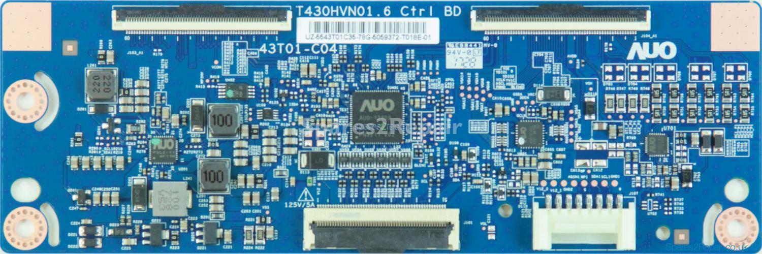 Samsung UE43M5520AK - T-Con - 55.43T01.C35 - 43T01-C04 - T430HVN01.6 Ctrl BD