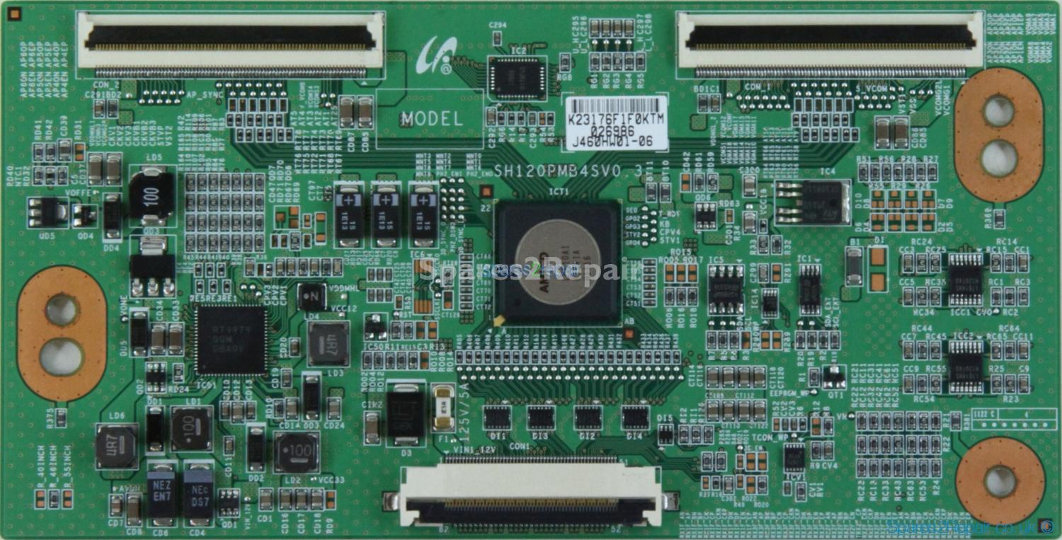 Samsung UE46D6600 - T-Con - LJ94-23176F - SH120PMB4SV0.3 - J460HW01-06