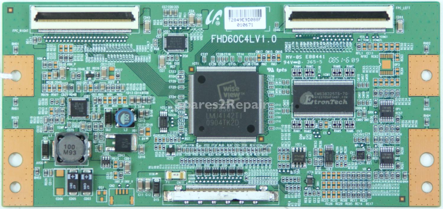 Samsung LE40B551A6W - T-Con - FHD60C4LV1.0 - LJ94-02849E