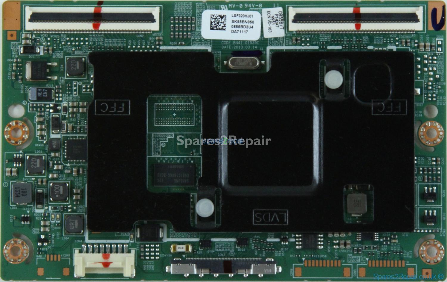 Samsung UE32F6400AK - T-Con - BN95-00855B - BN41-01939C - 2013_TCON_FOX_FT1
