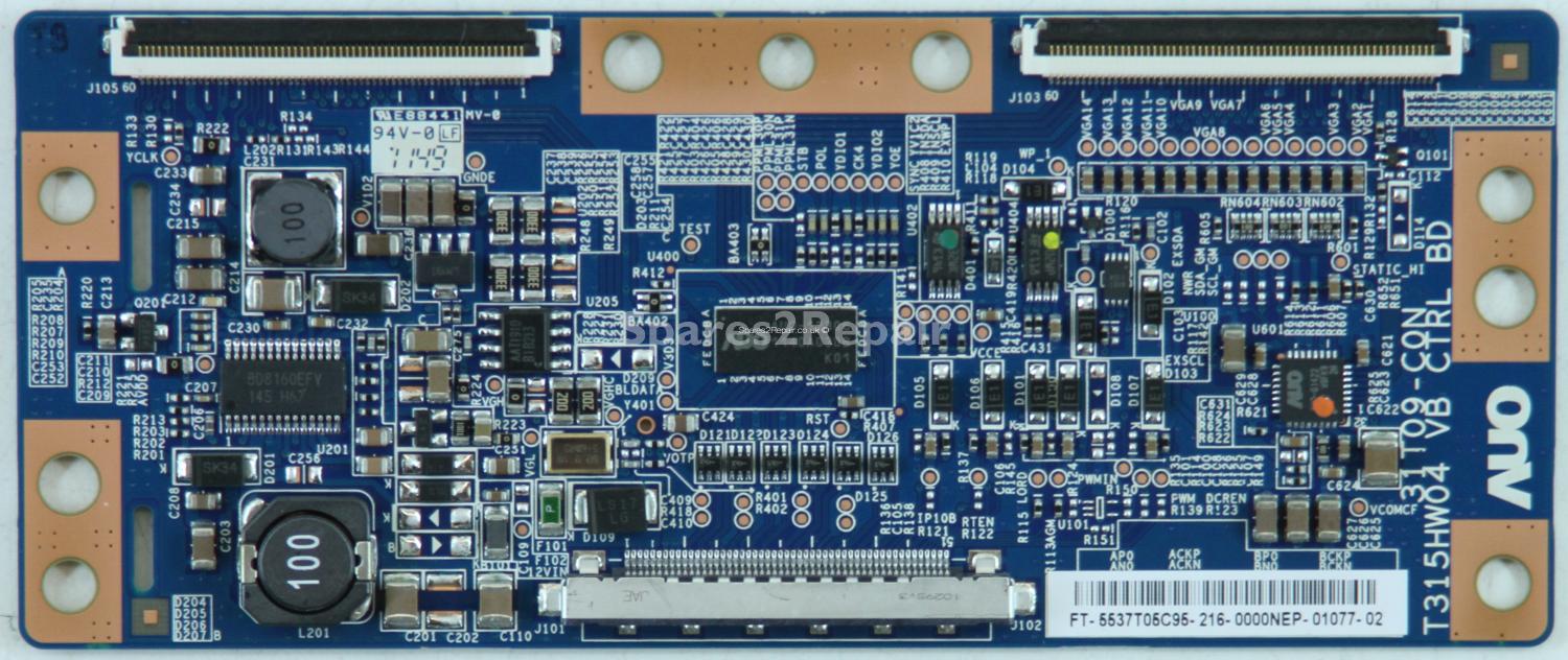 Samsung 37 Inch - T-Con - 55.37T05.C95 - 31T09-C0N - T315HW04 VB CTRL BD