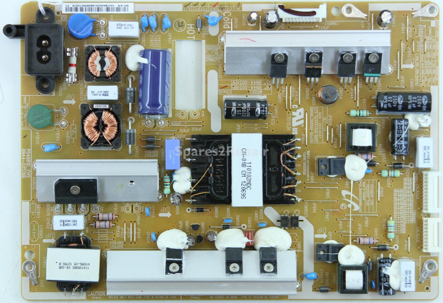 Samsung UE40ES6300 - PSU - BN44-00518B - REV:1.2