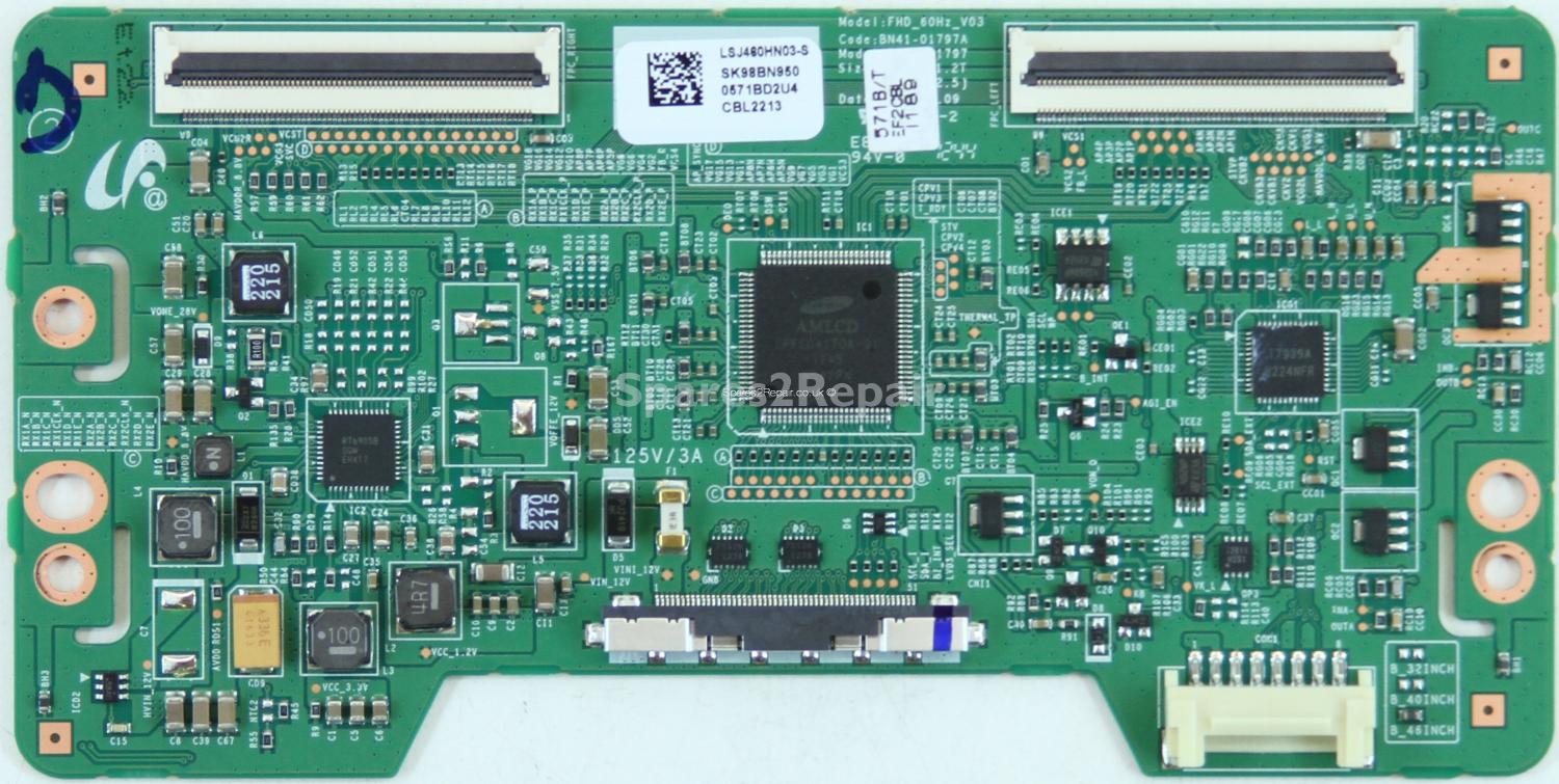Samsung UE46EH5000K - T-Con - BN95-00571B - BN41-01797A - LSJ460HN03-S - FHD_60Hz_V03