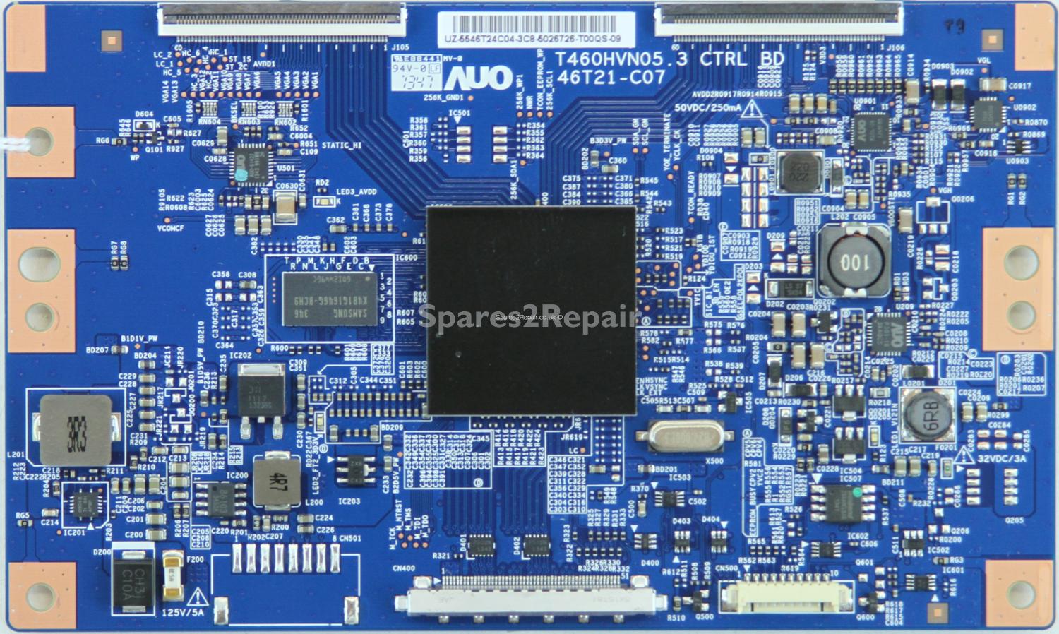 Samsung UE46F6500SBXXU - T-Con - 55.46T24.C04 - 46T21-C07 - T460HVN05.3 CTRL BD