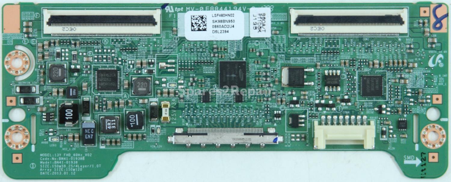 Samsung UN46F5500AF - T-Con - BN95-00860A - BN41-01938B - LSF460HN02 - 13Y FHD_60Hz_V02