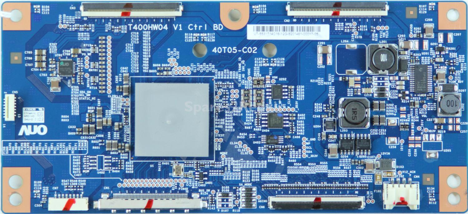 Sony KDL-32EX723 - T-Con - 55.31T14.C16 - 40T05-C02 - T400HW04 V1 CTRL BD