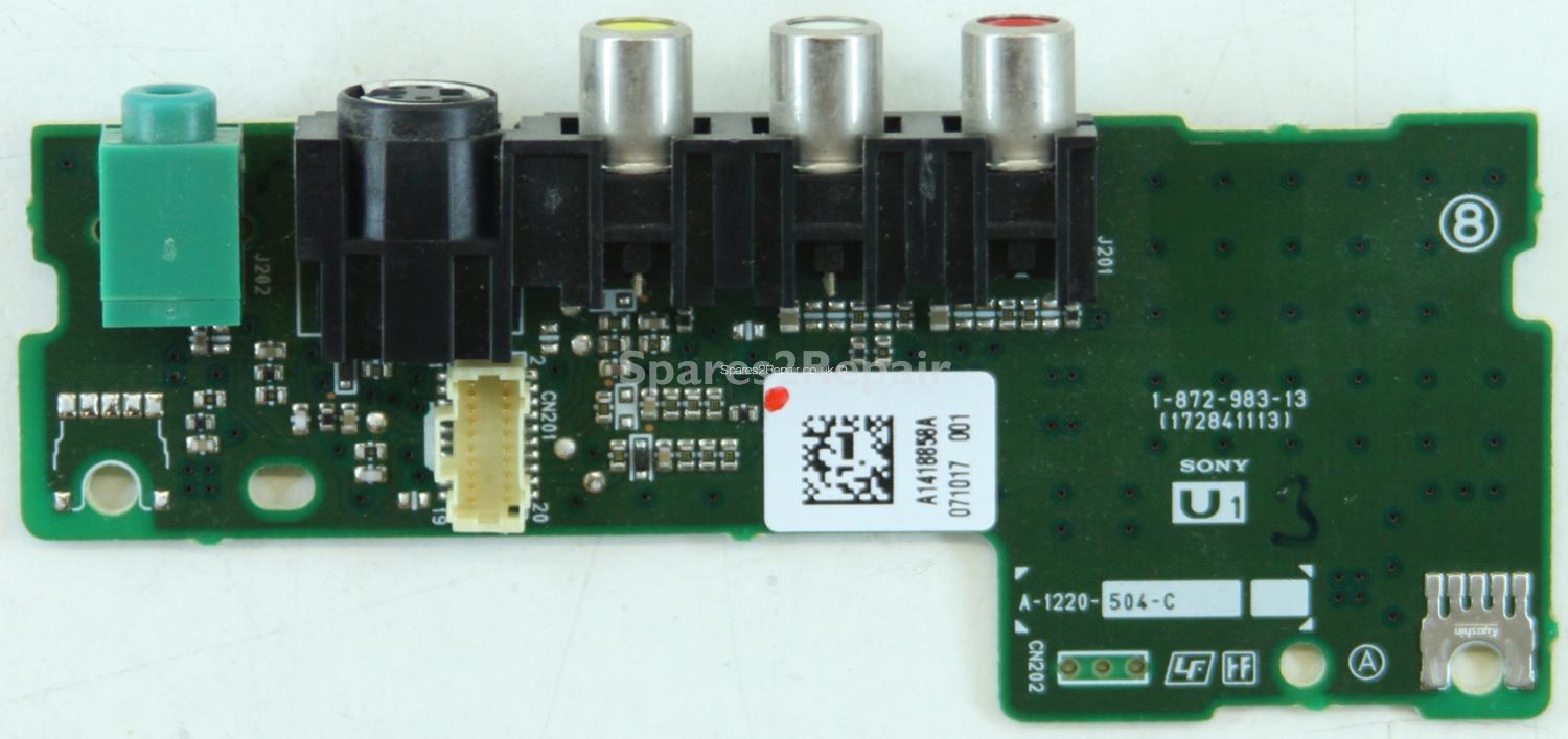 Sony KDL-40D3500 - Side AV - 1-872-983-13 - 172841113 - A1418858A