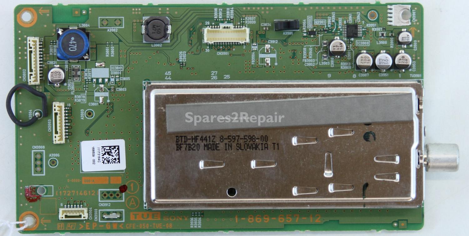 Sony KDL-46X2000 - Tuner - 1-869-657-12 - 172714612 - CFE-050-TUE-08 - I1173184C