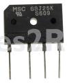 Bridge Rectifier - Gbj2508 Diode Rohs Compliant - MCC