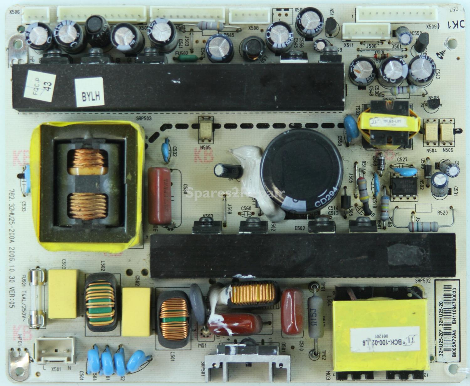 Unknown 32 Inch - PSU - 782.32HU25-200A - VER:05 - BI005A72A4