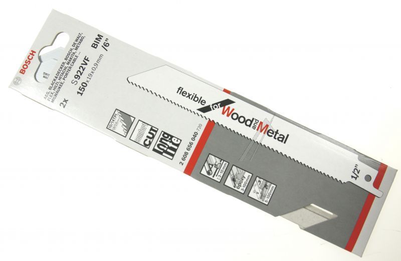 Bosch Saw Blades - S 922 Vf Sabelsageblatt Flexible For Wood And 